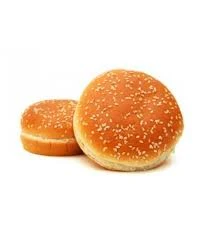 A bite of a burger